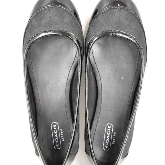 The Ones Everyone Wants!! COACH Black Ballet Flats - Picture 8 of 9